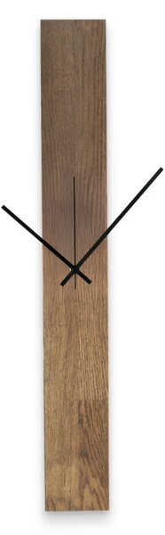 Ceas de perete elegant din lemn, design negru - TERRA
