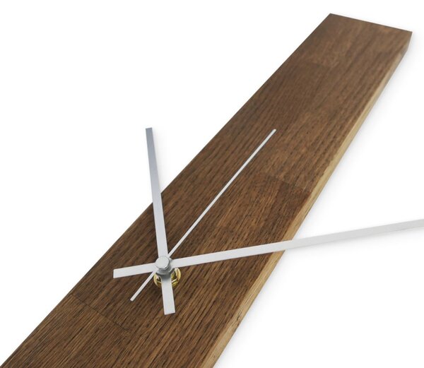 Ceas de perete elegant din lemn, design negru - TERRA