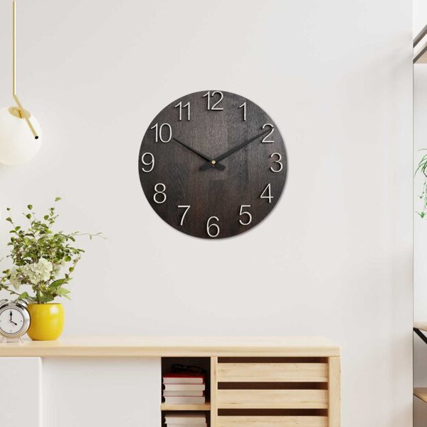 Ceas de perete decorativ din lemn | LOKJO