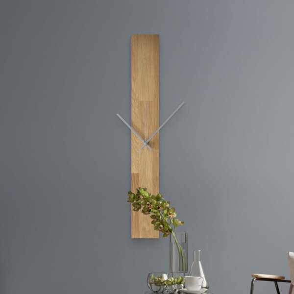 Ceas de perete din lemn masiv - design minimalist modern - OSMAN