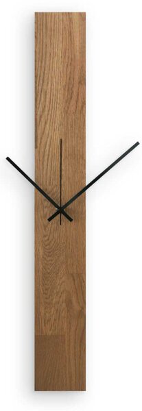 Ceas de perete din lemn de stejar, design modern - TKOI