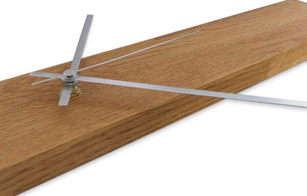 Ceas de perete din lemn de stejar, design modern - TKOI