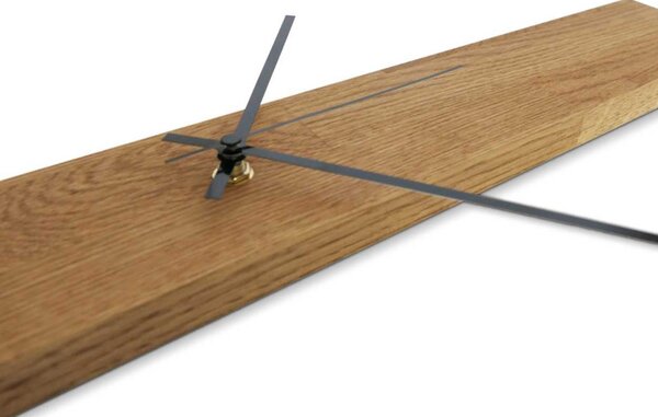 Ceas de perete din lemn de stejar, design modern - TKOI