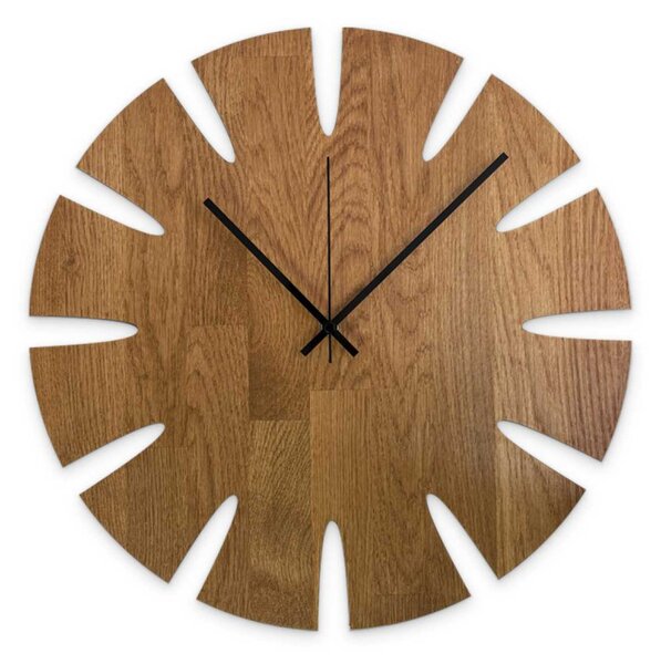 Ceas de perete din lemn - design elegant pentru sufragerie - KUGUMA