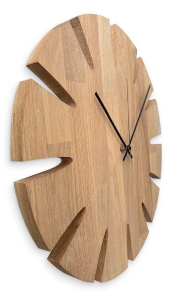 Ceas de perete de lux din lemn sculptat - UBKOP