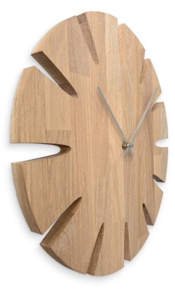 Ceas de perete de lux din lemn sculptat - UBKOP