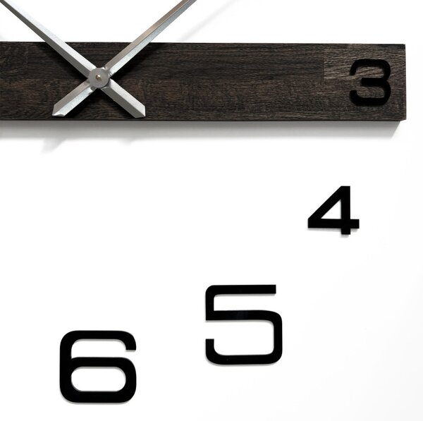 Ceas de perete elegant și minimalist din lemn de stejar - POPOKLES
