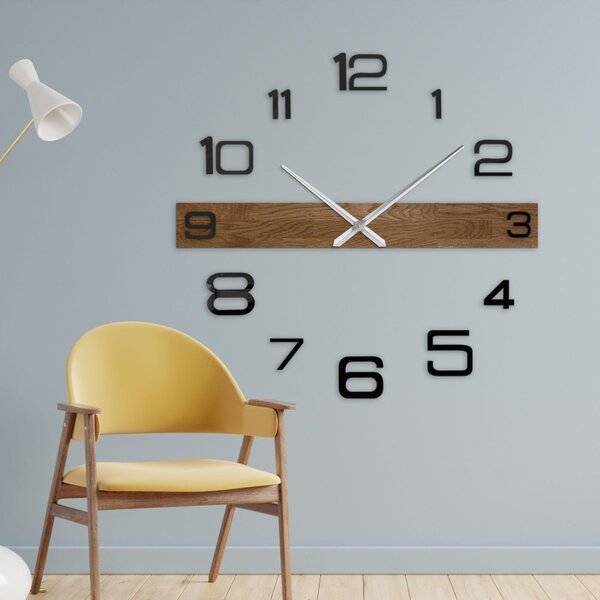 Ceas minimalist din lemn pentru sufragerie - ROKLAKLES