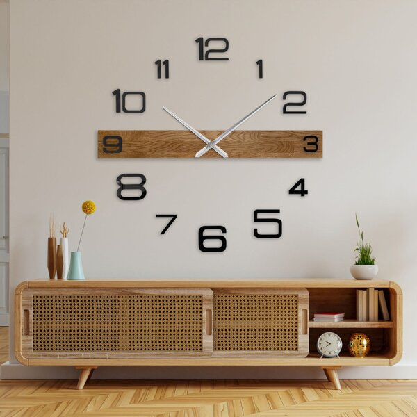 Ceas minimalist din lemn pentru sufragerie - ROKLAKLES