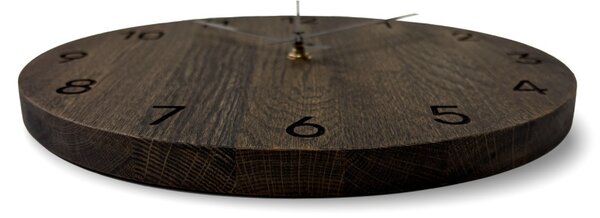 Ceas de perete din stejar cu design luxos - MATKON