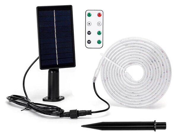 Bandă LED solară dimabilă Aigostar LED/1,6W/3,2V 3 m 6500K IP65 + telecomandă