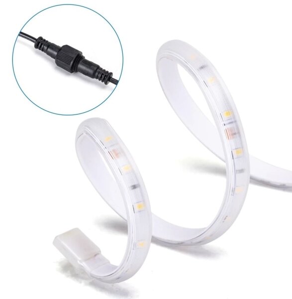 Bandă LED solară dimabilă Aigostar LED/1,6W/3,2V 3 m 6500K IP65 + telecomandă