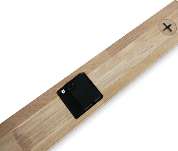 Ceas de stejar în stil scandinav, design minimalist modern | QOGOP