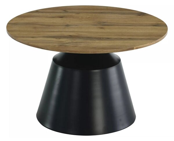 Set 2 masute cafea ITAKA, stejar artisan/negru mat