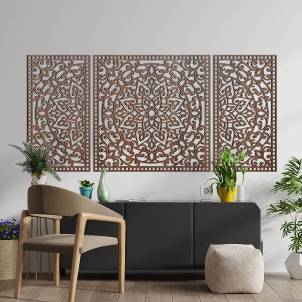 Decorațiune murală din lemn Mandala | FLORIA
