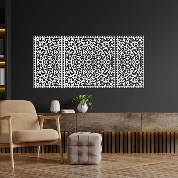 Decorațiune murală din lemn Mandala | FLORIA