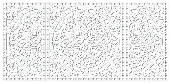Decorațiune murală din lemn Mandala | FLORIA