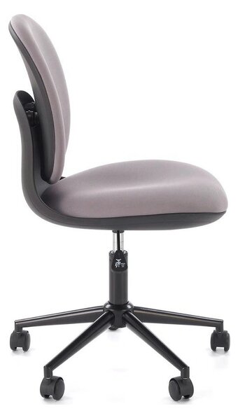 Scaun birou ORION, gri deschis/negru, stofa clasica/polipropilena, 46x