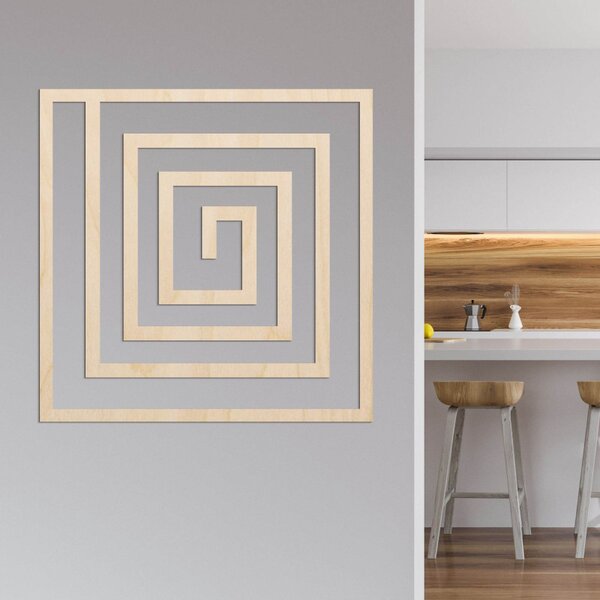 Decor spiralat din lemn | SQUARIL