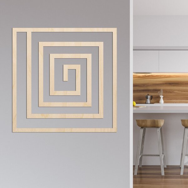 Decor spiralat din lemn | SQUARIL