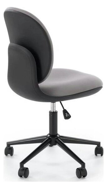 Scaun birou ORION, gri deschis/negru, stofa clasica/polipropilena, 46x