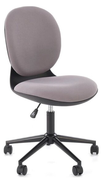 Scaun birou ORION, gri deschis/negru, stofa clasica/polipropilena, 46x