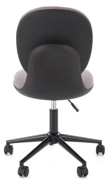 Scaun birou ORION, gri deschis/negru, stofa clasica/polipropilena, 46x