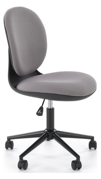 Scaun birou ORION, gri deschis/negru, stofa clasica/polipropilena, 46x