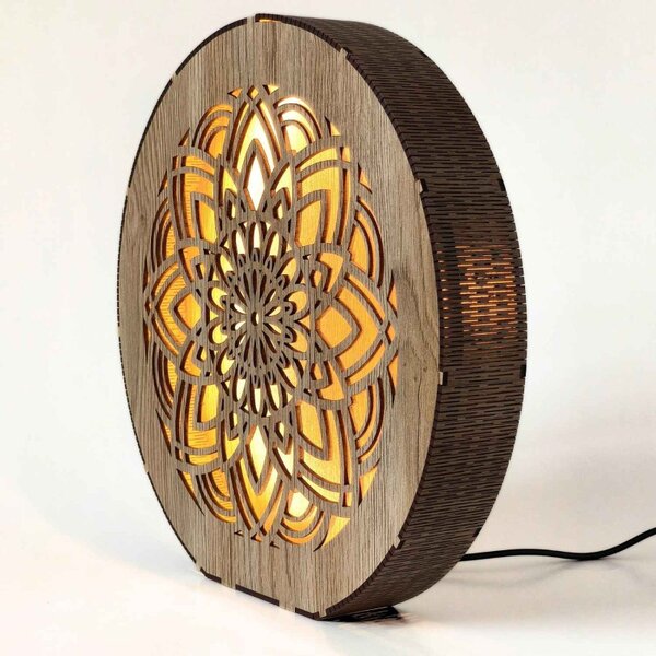 Lampă din lemn cu intensitate reglabilă Mandala | HEARF
