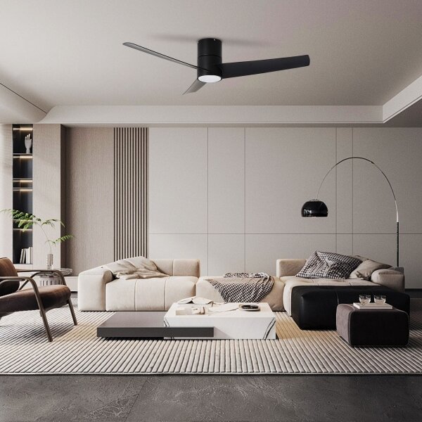 ZEVENTI - Ventilator de tavan LED BARROSA LED/18W/230V Wi-Fi Tuya + telecomandă