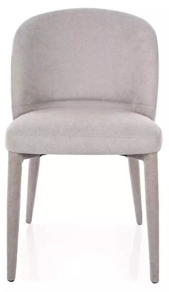 Scaun TINO, gri deschis - Wind 84, stofa clasica, 50x57x81 cm