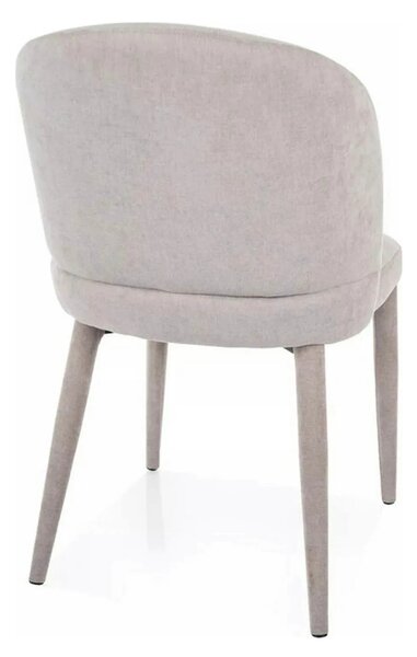 Scaun TINO, gri deschis - Wind 84, stofa clasica, 50x57x81 cm