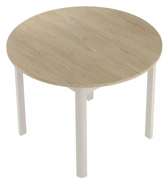 Masa extensibila DANTE, stejar/casmir, PAL laminat, 102/144x102x75 cm