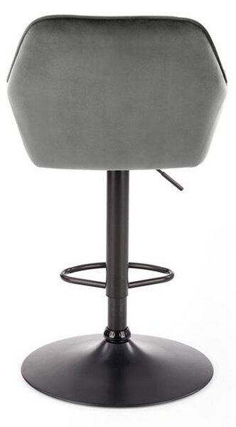 Scaun bar H103, gri, 55x55x114 cm