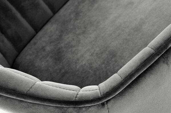 Scaun bar H103, gri, 55x55x114 cm