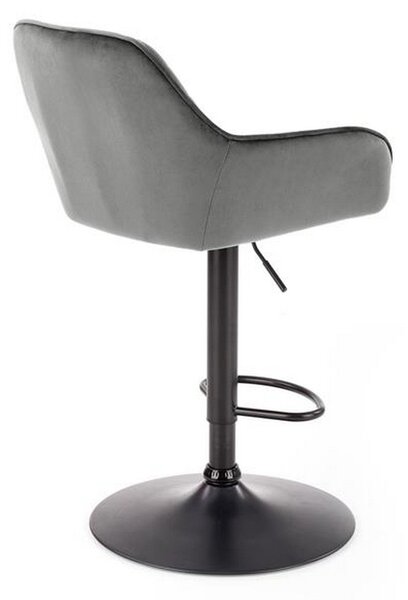Scaun bar H103, gri, 55x55x114 cm