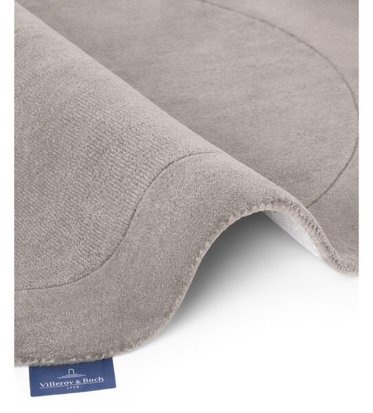 Covor gri țesut manual rotund din amestesc de lână ø 150 cm Kivi – Villeroy&Boch