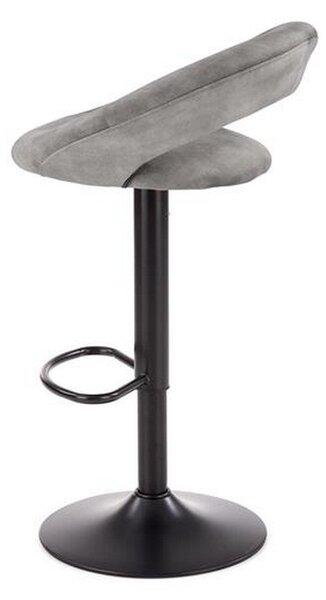 Scaun bar H102, gri, 53x48x100 cm