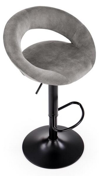 Scaun bar H102, gri, 53x48x100 cm