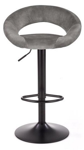 Scaun bar H102, gri, 53x48x100 cm