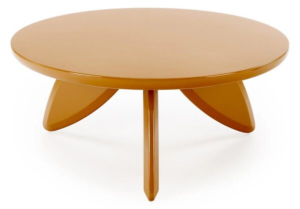 Masuta cafea SORAYA 2, galben mustar, 80x36 cm