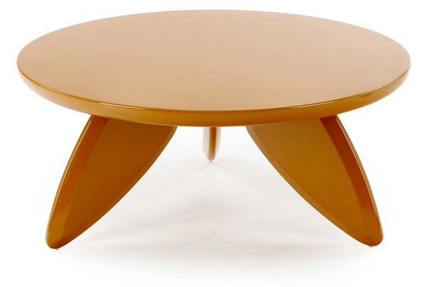 Masuta cafea SORAYA 2, galben mustar, 80x36 cm