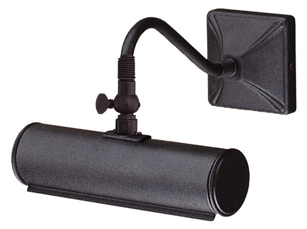 Elstead Aplică tablou Picture Lights negru, 19 cm, reglabil, Negru, Camera de zi / sufragerie, Metal, Antichitate