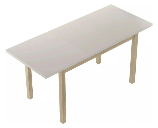 Masa extensibila ADAM, casmir/stejar, PAL laminat, 90/125x65x75 cm