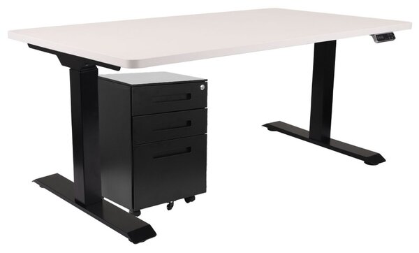 Set negru: birou Alto 101 + corp mobil