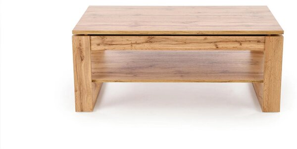 Masuta cafea BETTY, stejar artisan, PAL laminat, 120x65/92x50/72 cm