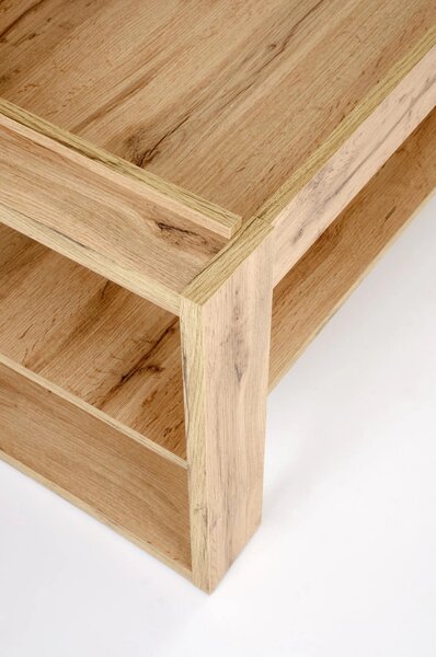 Masuta cafea BETTY, stejar artisan, PAL laminat, 120x65/92x50/72 cm