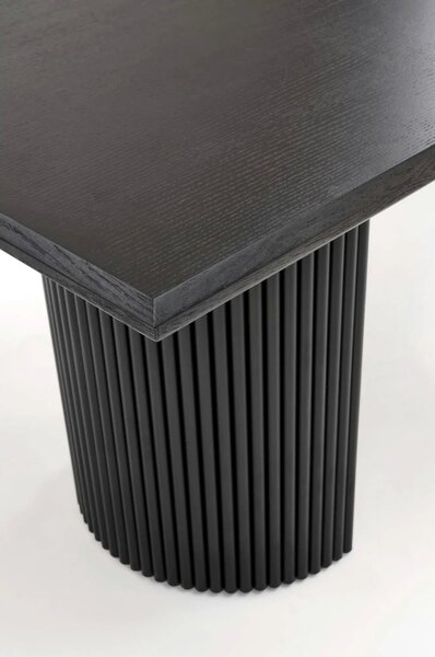 Masa extensibila BOLERO, negru, 160/250x90x78 cm