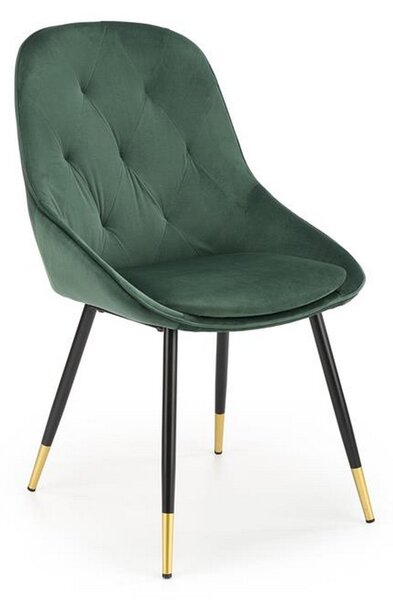 Scaun K437, verde, 49x55x88 cm