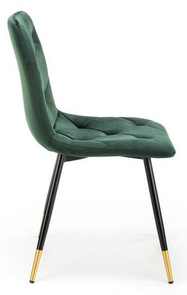 Scaun K438, verde, 45x50x86 cm